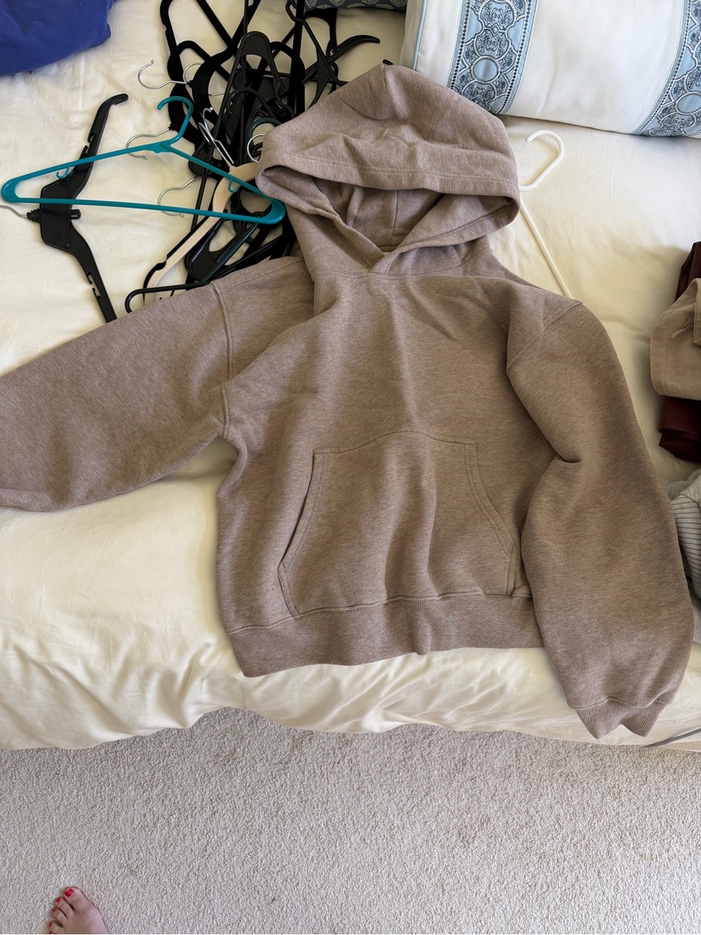 TNA Men's Hoodie in Taupe Brown